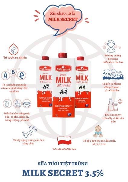 Sữa tươi Milk Secret 1L